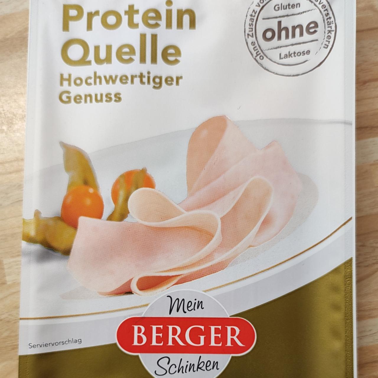 Fotografie - Protein quelle hochwertiger genuss Mein Berger Schinken