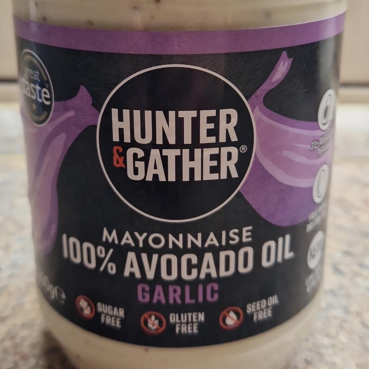 Fotografie - Mayonnaise 100% Avocado Oil Garlic Hunter & Gather