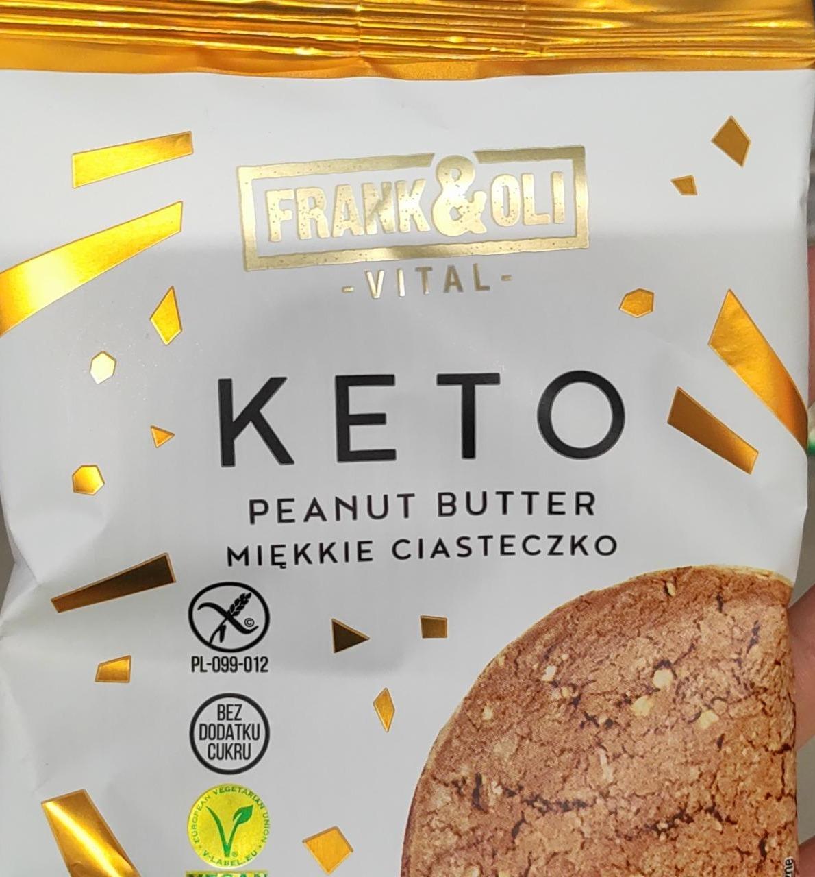 Fotografie - Keto peanut butter miekkie ciasteczko Frank&Oli