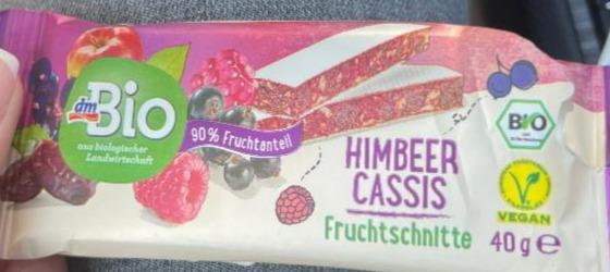 Fotografie - Himbeer Cassis Fruchtschnitte dmBio