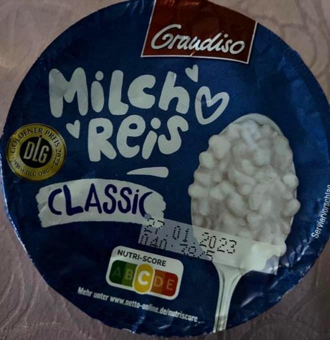 Fotografie - Milch Reis Classic Grandiso