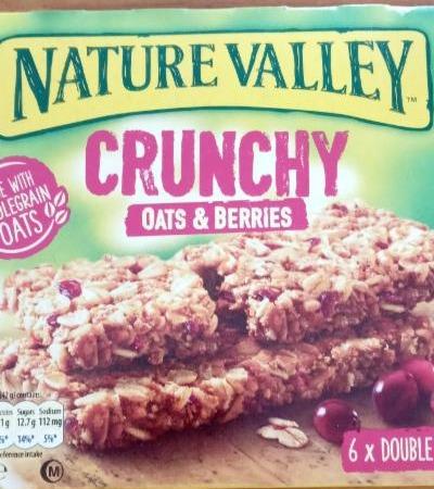 Fotografie - Crunchy Oats & Berries Bar Nature Valley