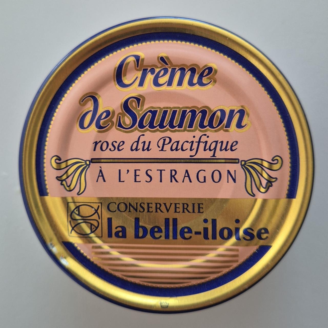 Fotografie - Creme de Saumon a l'estragon la belle iloise