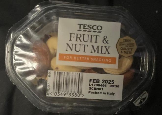 Fotografie - Fruit & Nut Mix Tesco