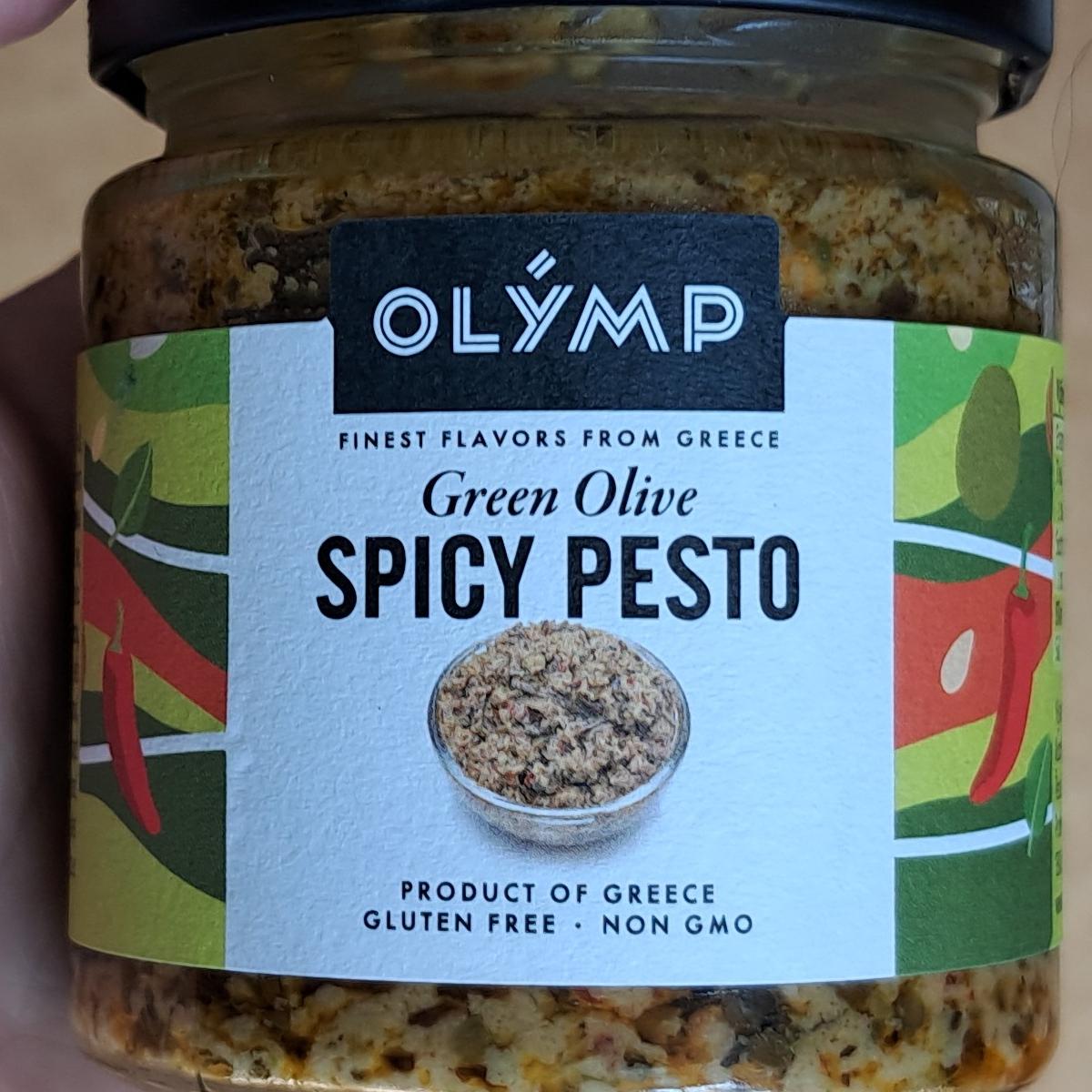 Fotografie - Green olive spicy pesto Olymp