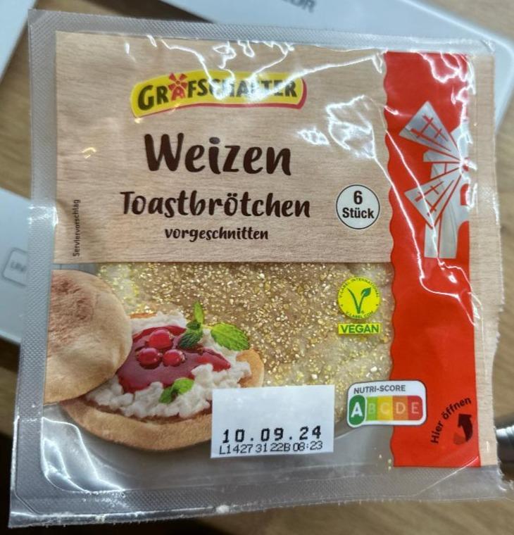 Fotografie - Weizen toastbrötchen Grafschafter