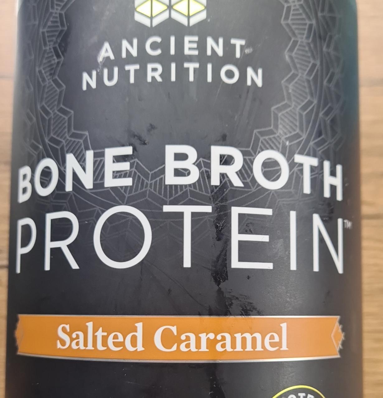 Fotografie - Bone Broth Protein Salted Caramel Ancient Nutrition