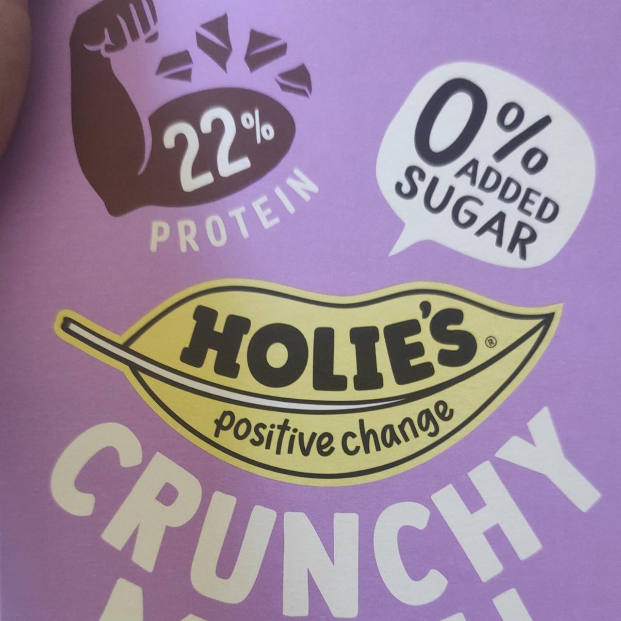 Fotografie - Crunchy muesli protein chocolate Holie's