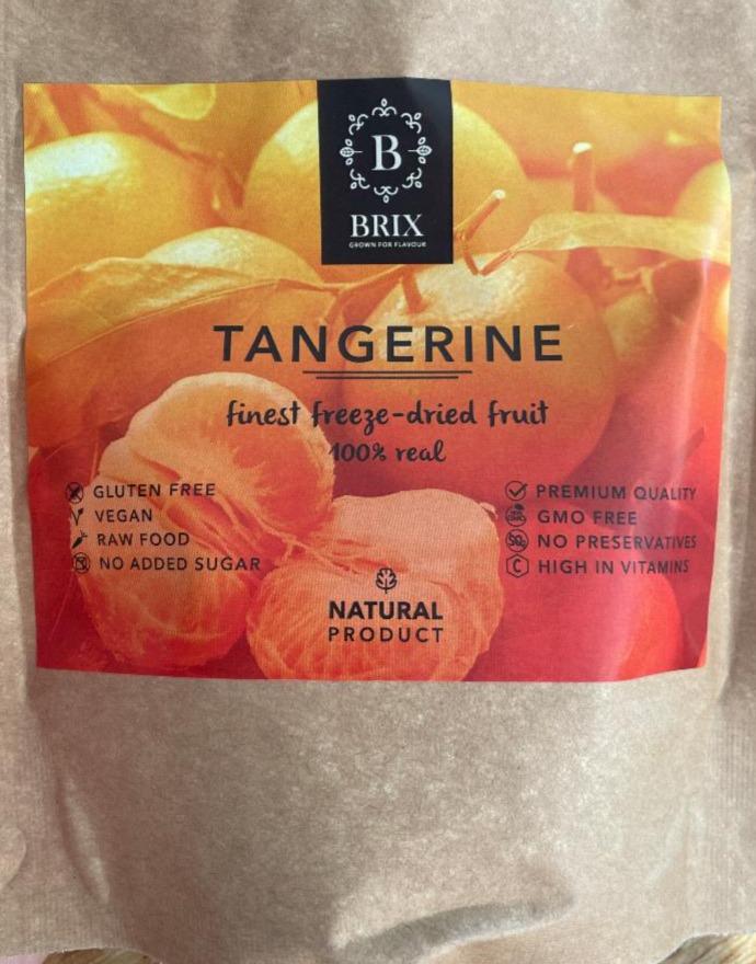 Fotografie - Tangerine finest freeze-dried fruit 100% real brix grown for flavour