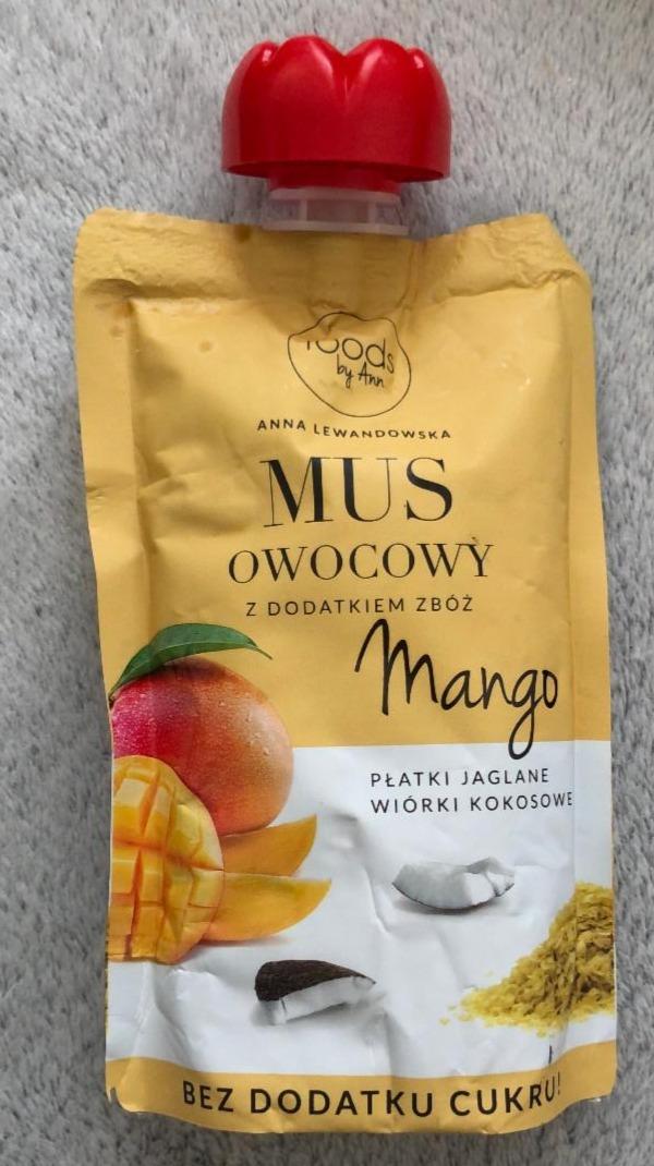 Fotografie - Mus owocowy z dodatkiem zbóż mango Foods by Ann