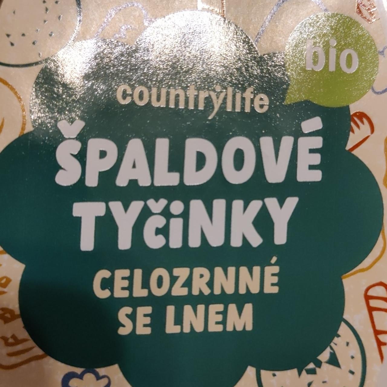 Fotografie - Špaldové Tyčinky Celozrnné se lnem Country Life