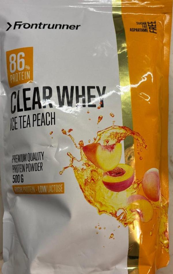 Fotografie - ice tea peach protein Frontrunner