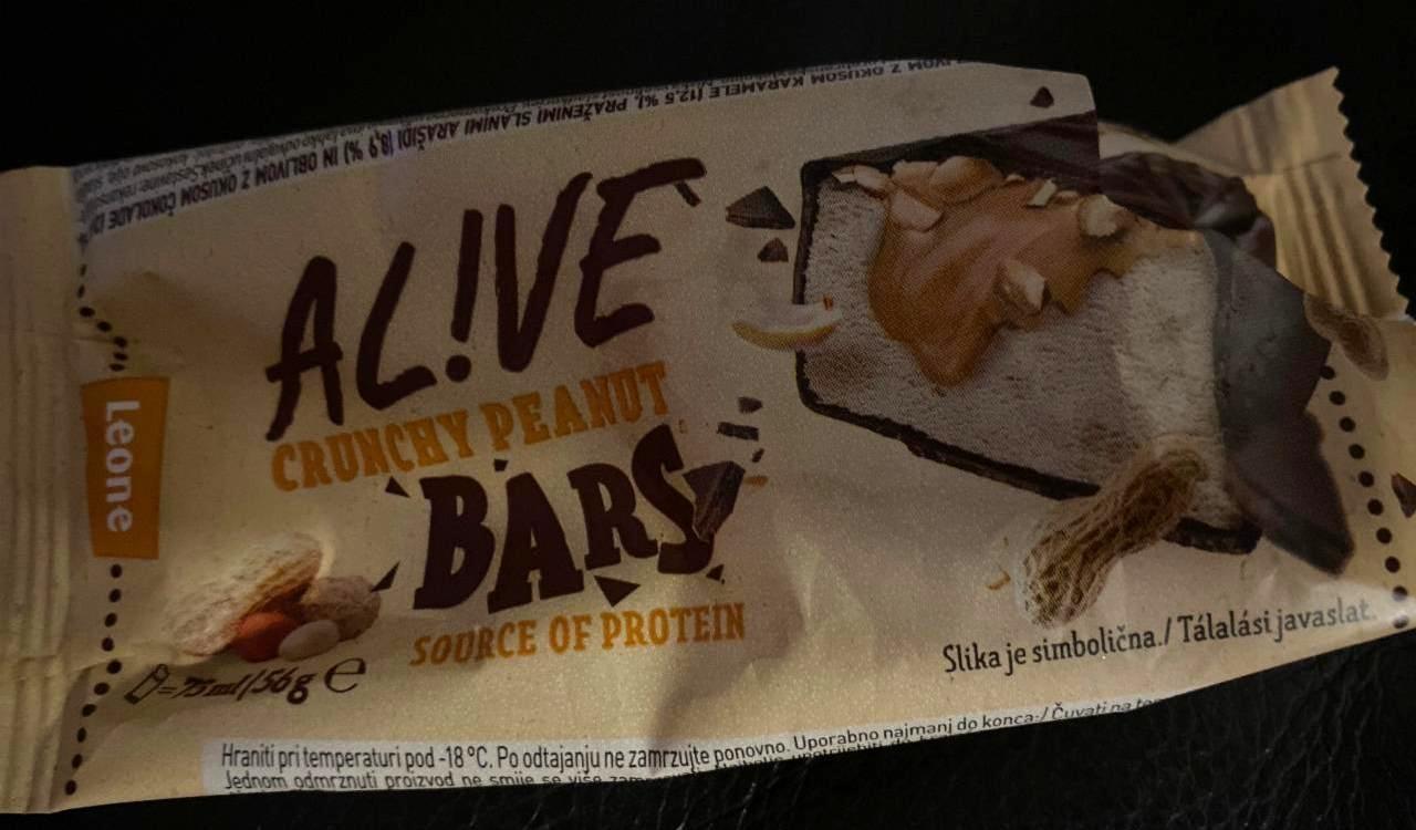 Fotografie - Al!ve Crunchy Peanut bars Leone