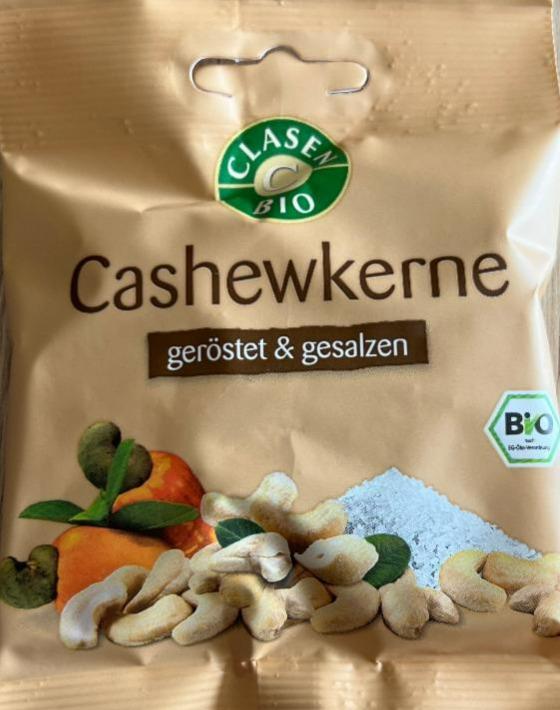 Fotografie - Cashewkerne Geröstet & Gesalzen Clasen Bio