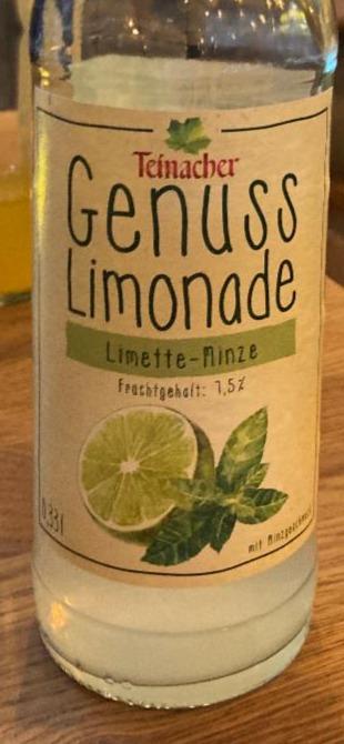 Fotografie - Genuss Limonade Limette-Minze Teinacher