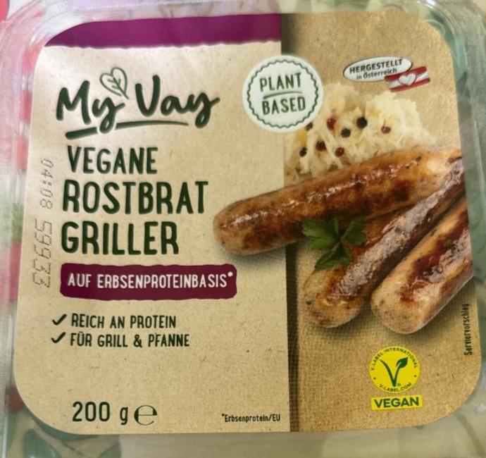 Fotografie - Vegane Rostbrat Griller My Vay