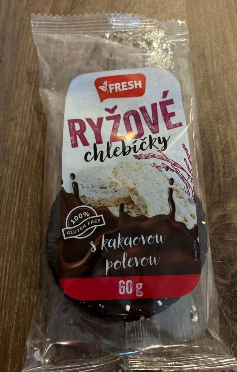 Fotografie - Ryžové chlebíčky s kakaovou polevou Fresh