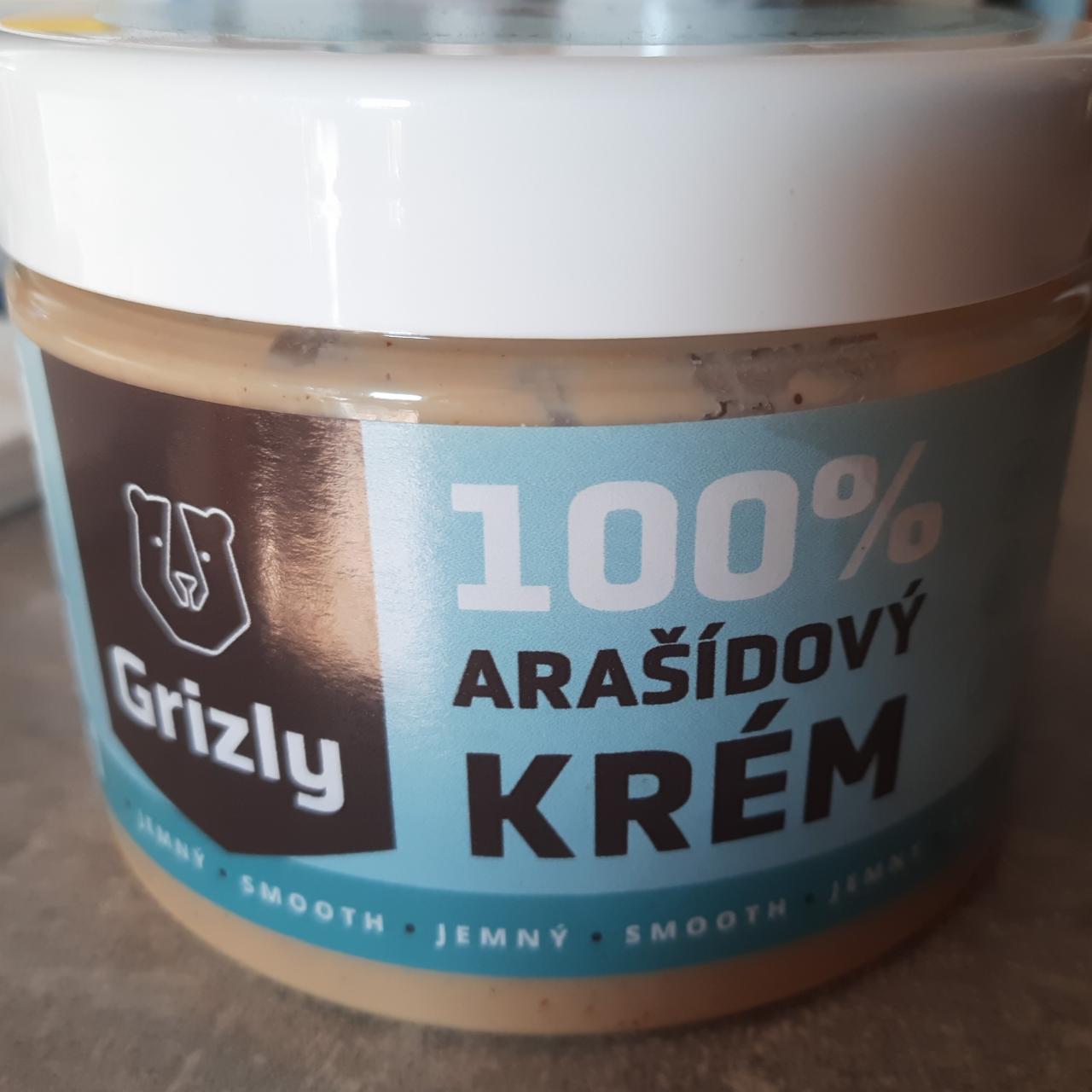 Fotografie - 100% arašídový krém jemný Grizly