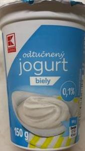 Fotografie - Odtučnený jogurt biely 0,1% K-Classic