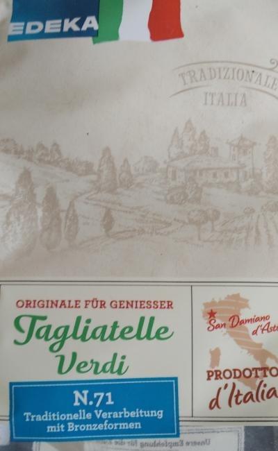 Fotografie - Tagliatelle Verdi N.71 špenát Edeka