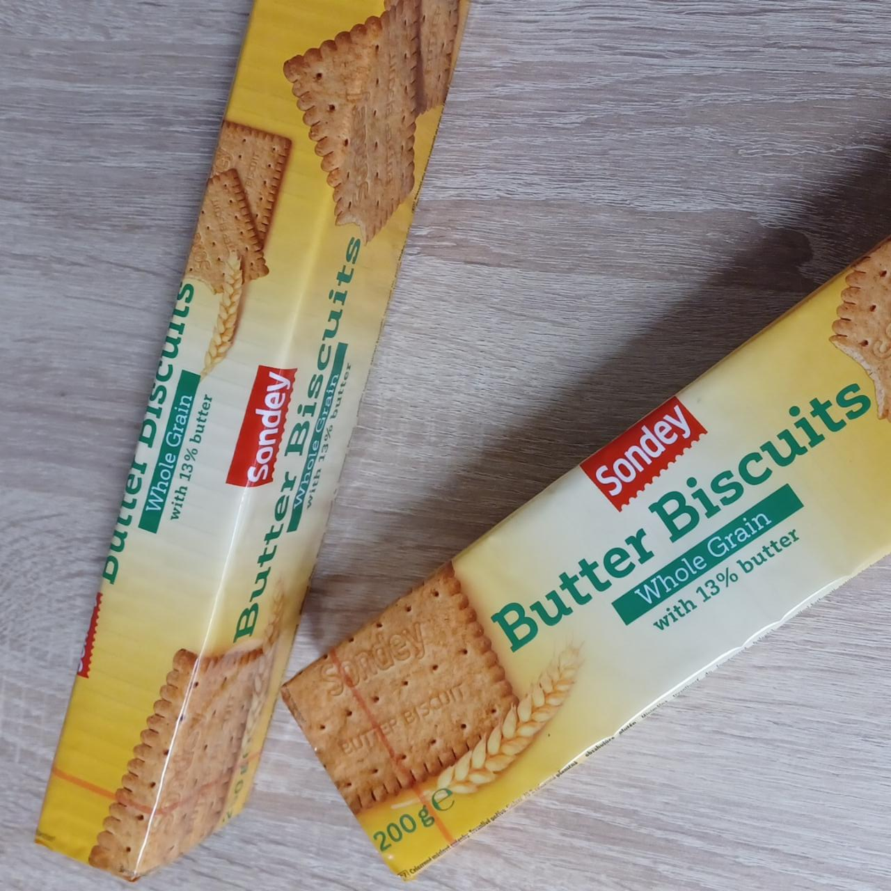 Fotografie - Butter Biscuits Whole Grain Sondey