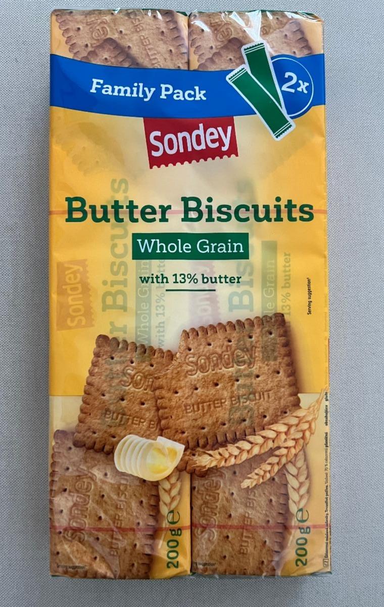 Fotografie - Butter Biscuits Whole Grain Sondey