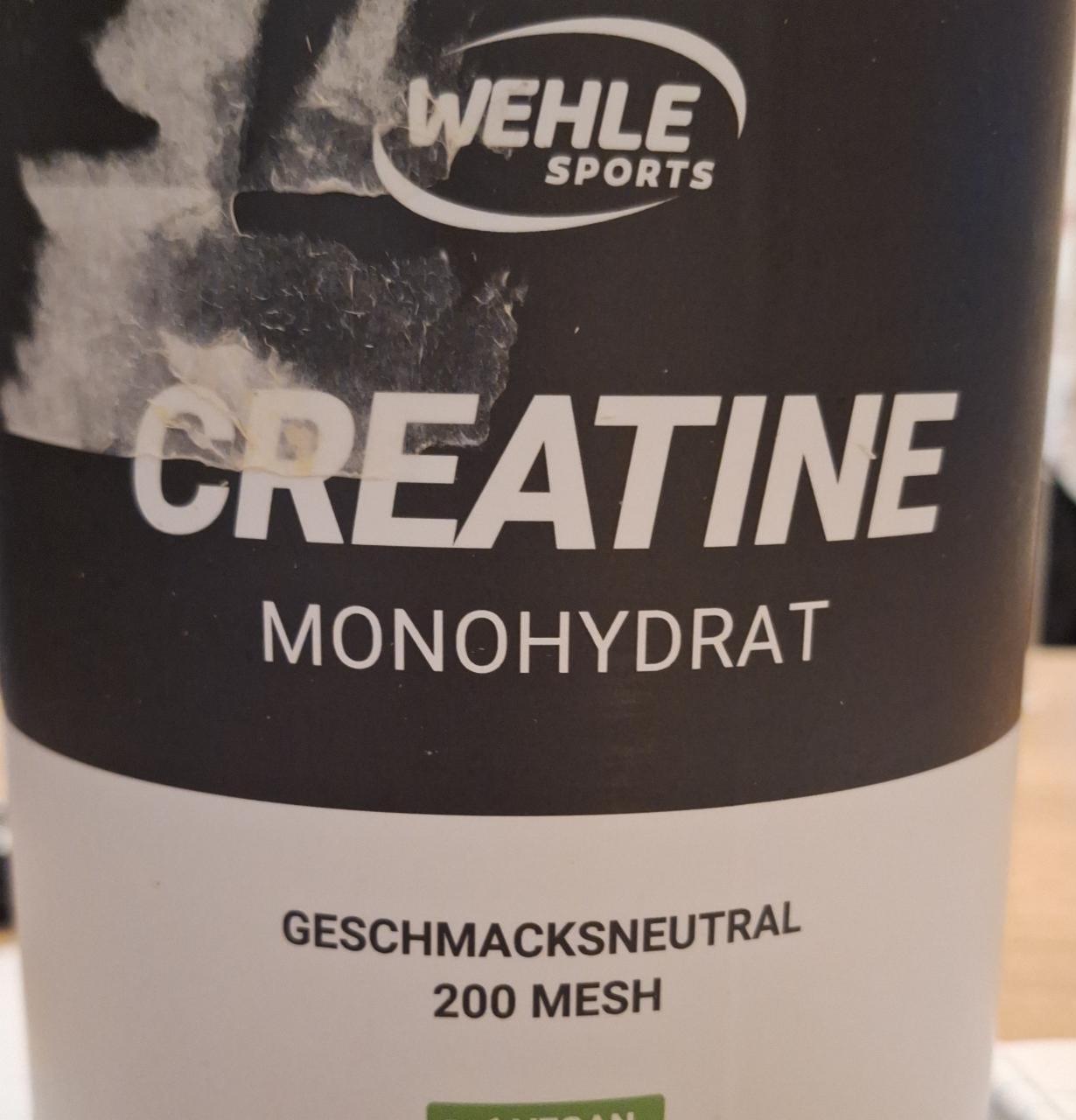 Fotografie - Creatine Monohydrat Wehle Sports