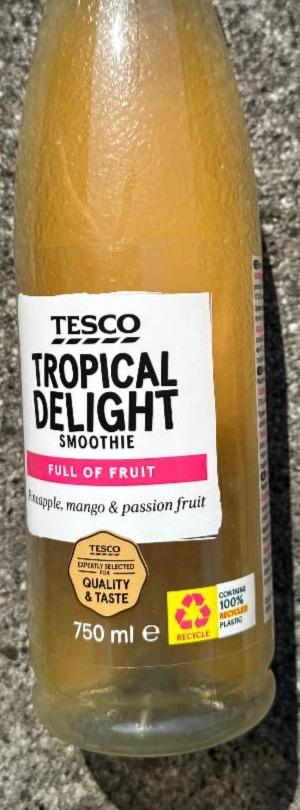 Fotografie - Tropical delight smoothie pineapple, mango & passion fruit Tesco