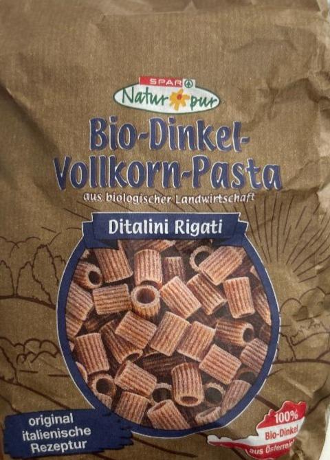 Fotografie - Bio-Dinkel-Vollkorn-Pasta Fusilli Spar Natur pur