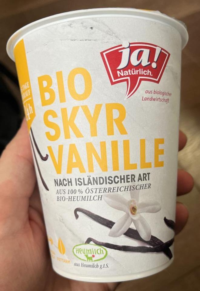 Fotografie - Bio Skyr Vanille ja! Natürlich.