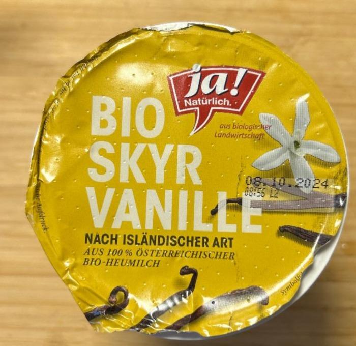 Fotografie - Bio Skyr Vanille ja! Natürlich.