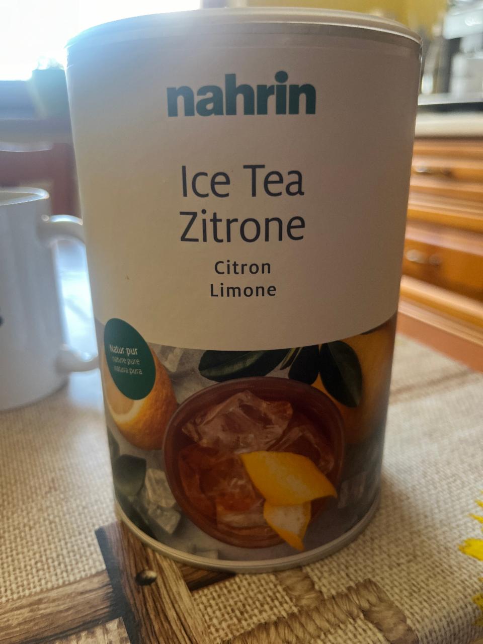 Fotografie - Ice Tea Zitrone nahrin