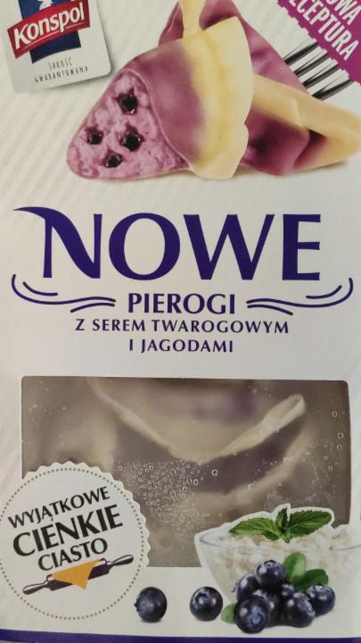 Fotografie - Nowe pierogi z serem twarogowym i jagodami Konspol