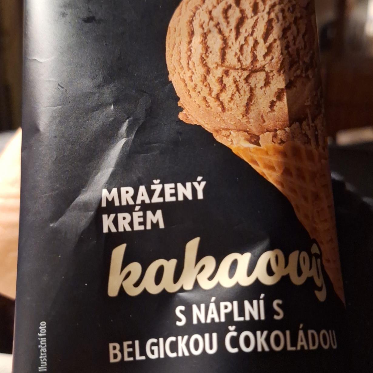 Fotografie - Mražený krém kakaový s náplní s belgickou čokoládou Rios