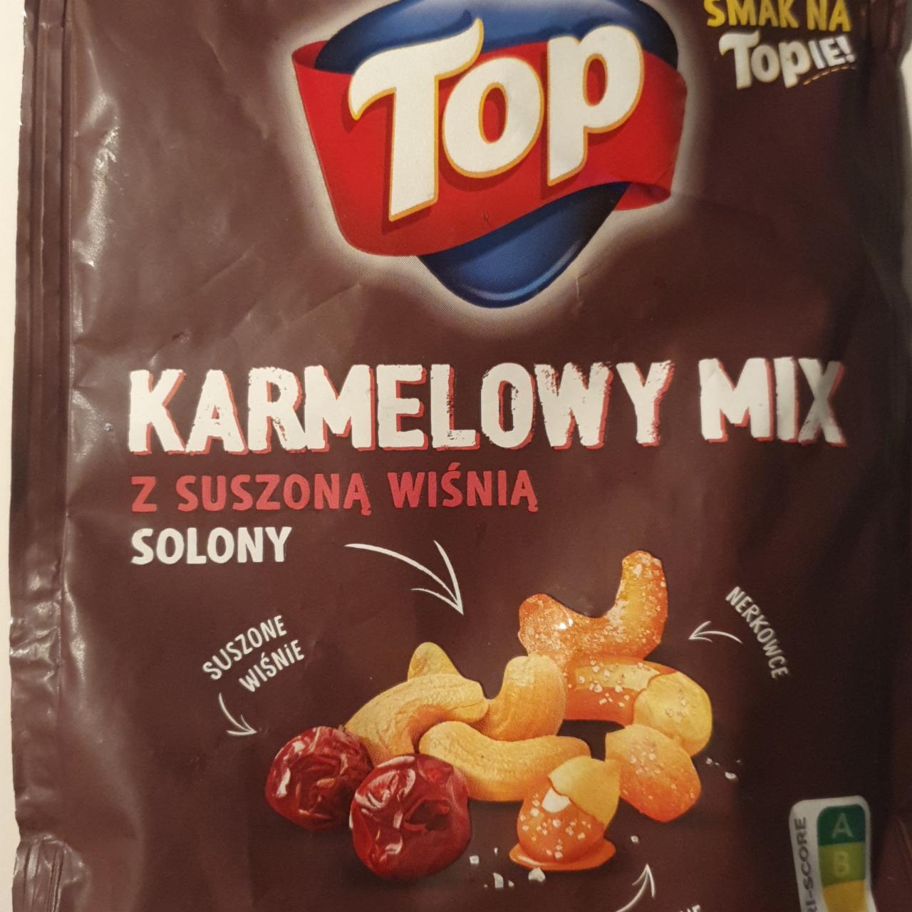 Fotografie - Karmelowy mix z suszona wiśnia solony Top