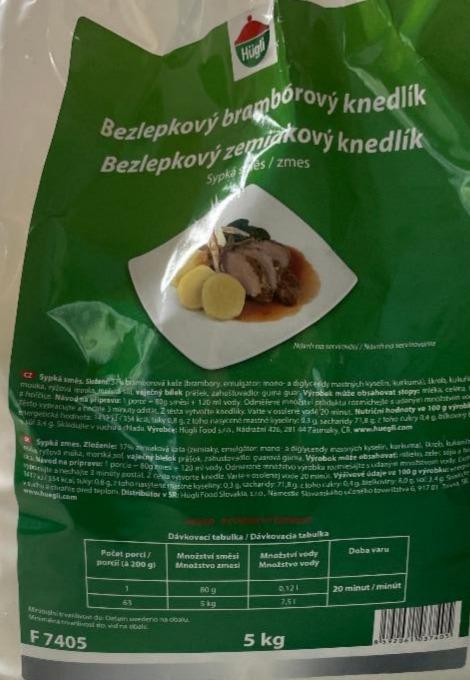 Fotografie - Bezlepkový bramborový knedlík Hügli