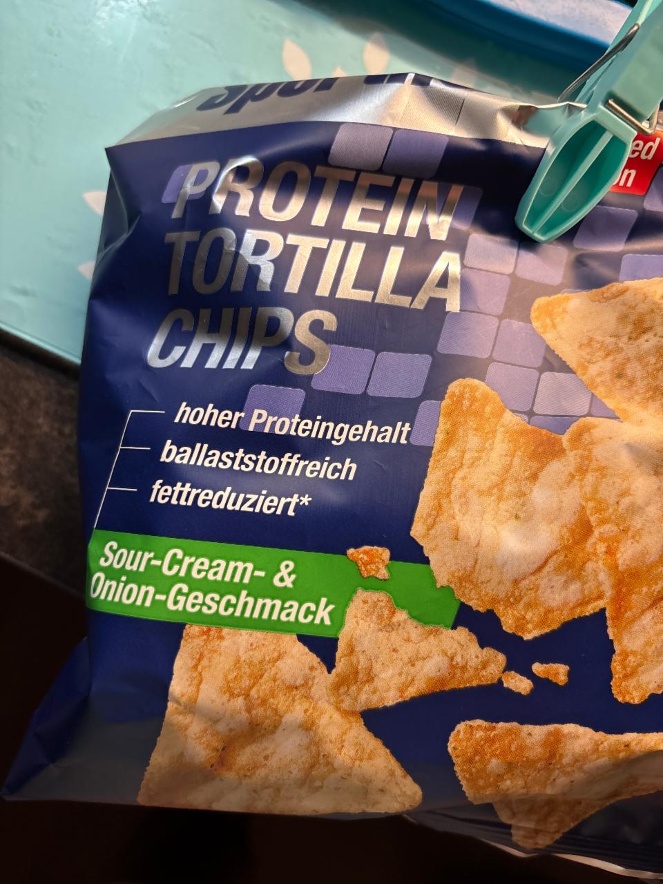 Fotografie - Protein Tortilla Chips Sour-Cream & Onion Geschmack Sportness