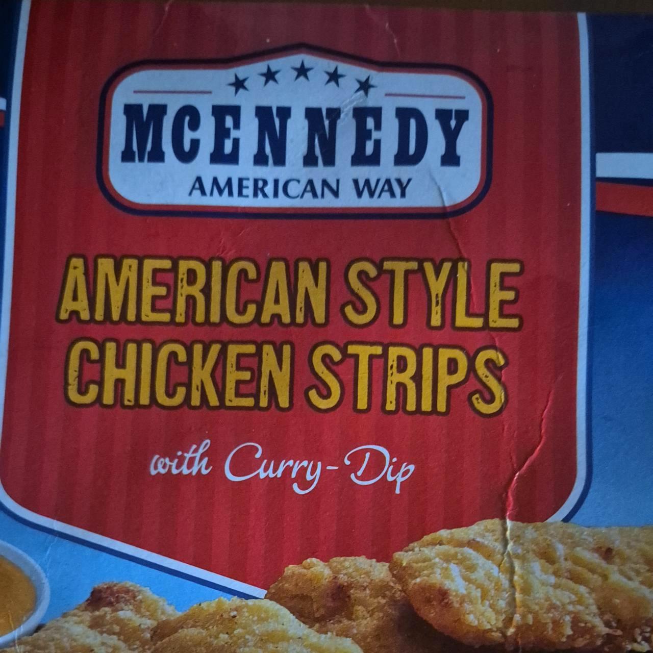 Fotografie - American Style Chicken Strips with Curry-Dip McEnnedy American Way