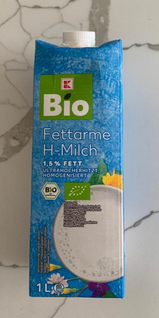 Fotografie - Fettarme H-Milch 1,5% Fett K-Bio