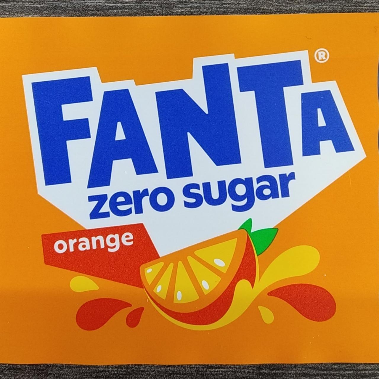 Fotografie - Orange zero sugar Fanta