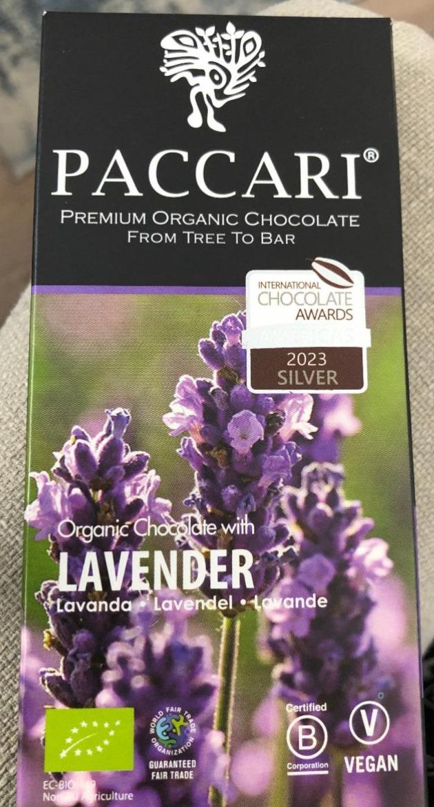 Fotografie - Organic Chocolate with Lavender Paccari