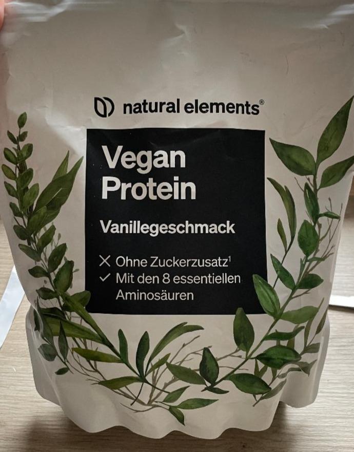 Fotografie - Vegan Protein Vanillegeschmack natural elements