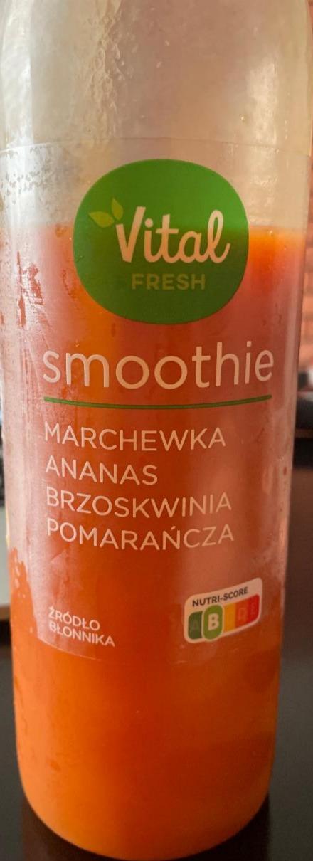 Fotografie - Smoothie Marchewka Ananas Brzoskwinia Pomarańcza Vital fresh