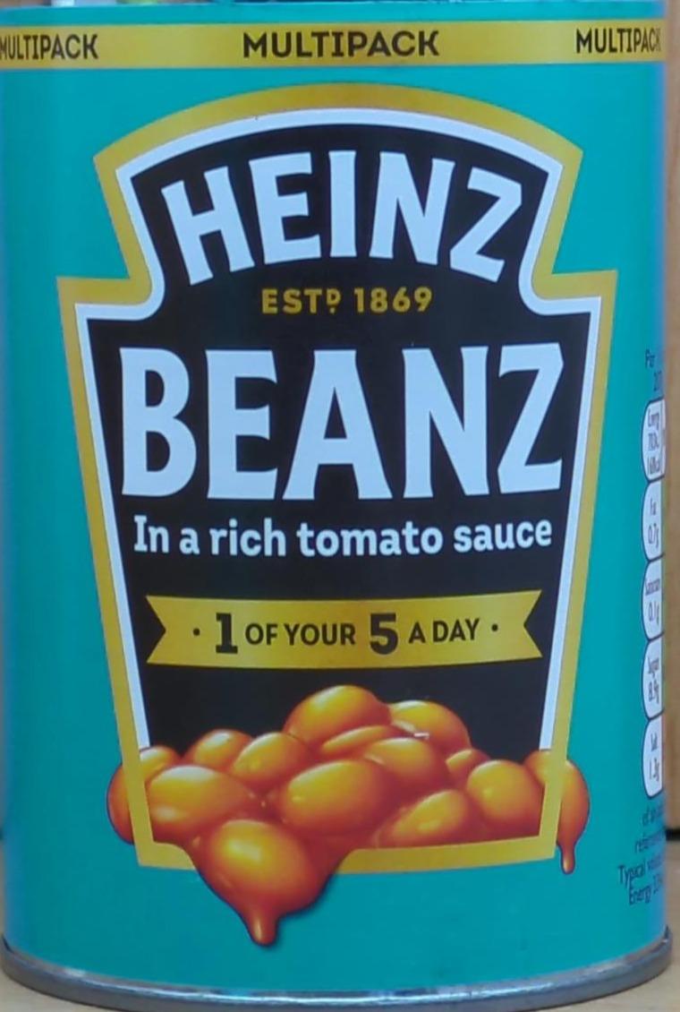 Fotografie - Beanz in a rich tomato sauce high in protein Heinz