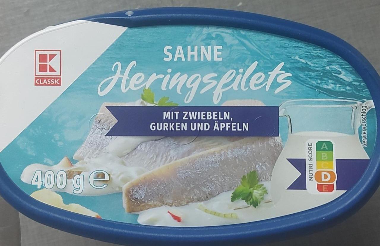 Fotografie - Sahne heringsfilets mit zwiebeln, gurken und äpfeln K-Classic