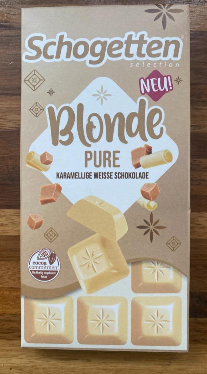 Fotografie - Blonde pure karamellige weisse schokolade Schogetten