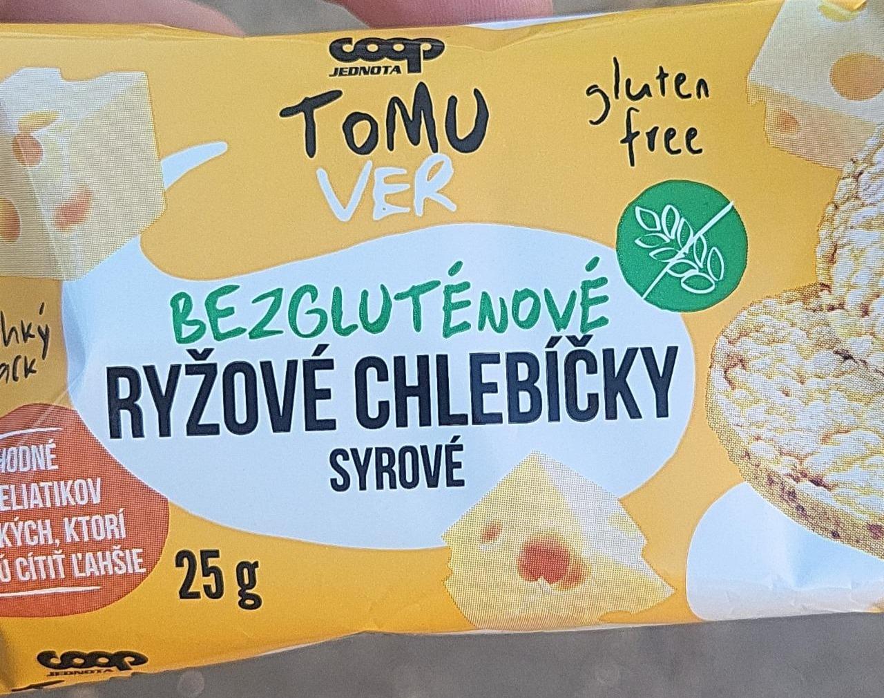 Fotografie - Bezgluténové Ryžové Chlebíčky Syrové Coop Jednota Tomu Ver