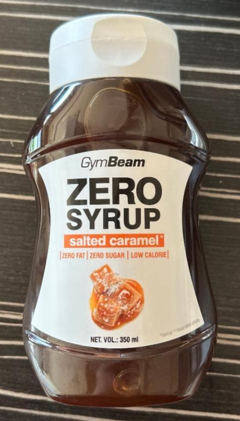 Fotografie - Zero Syrup Salted Caramel GymBeam