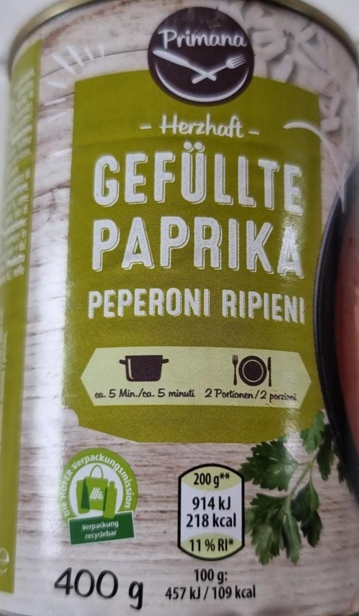 Fotografie - Gefüllte paprika Primana