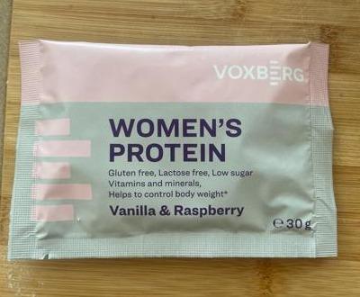 Fotografie - Womens protein Vanilla & Raspberry Voxberg